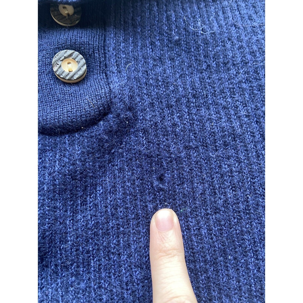 Beautiful Vintage 80s Abercrombie & Fitch 100% Wool Pullover Size Small - Picture 4 of 7